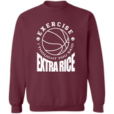 Exercise I Thought You Said Extra Rice Basketball Unisex Crewneck Pullover Sweatshirt